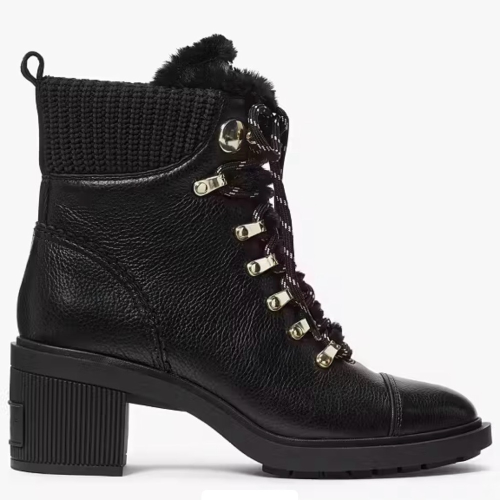 Kate Spade Black Walker Booties